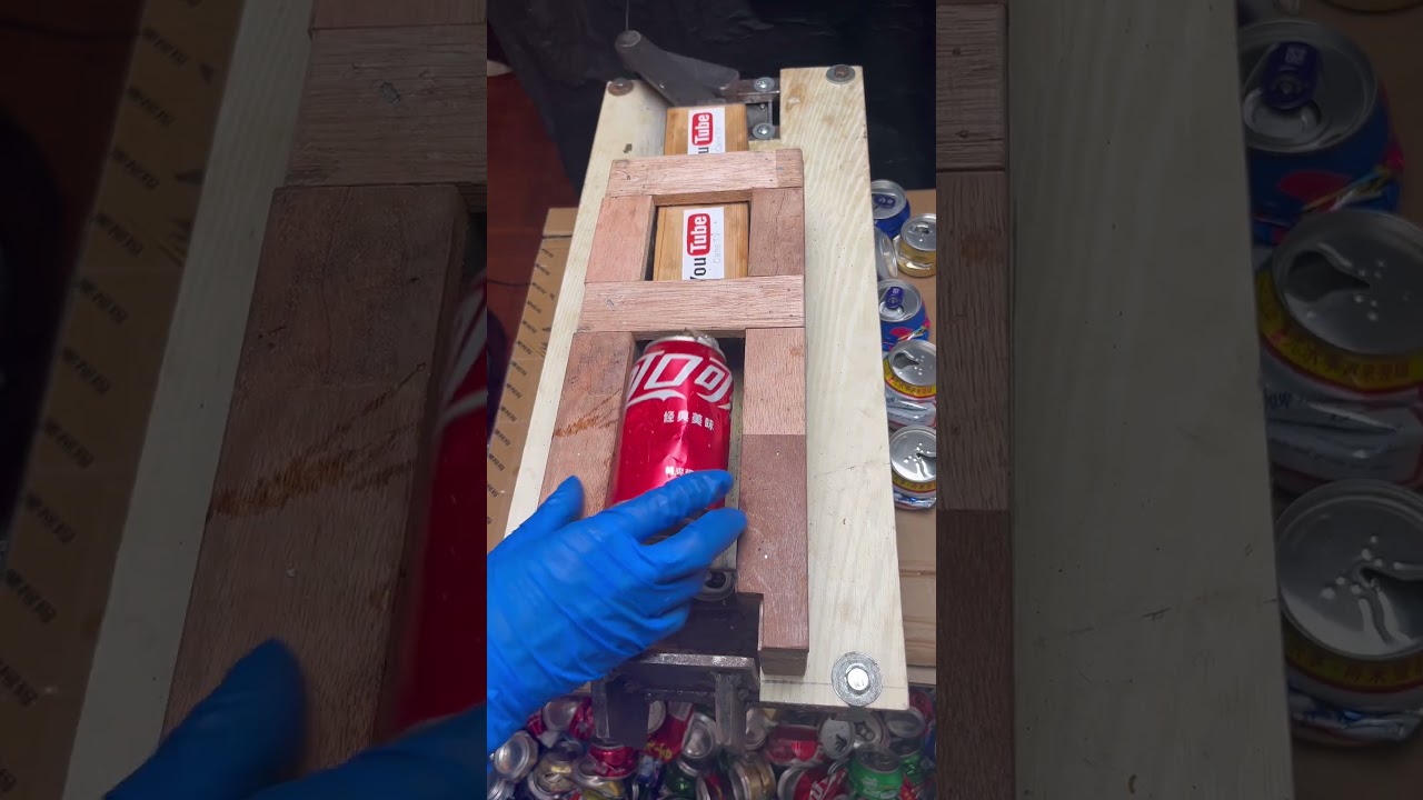 Mind-Blowing DIY Aluminum Can Squeezing Machines: Build & Relax!