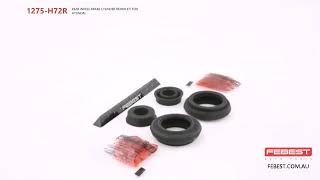 1275-H72R REAR WHEEL BRAKE CYLINDER REPAIR KIT FOR HYUNDAI