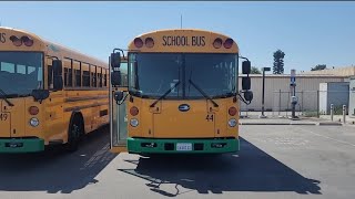 I get to drive this EV school bus today. Bus #44 a 2020 Blue Bird rear motor electric school bus.