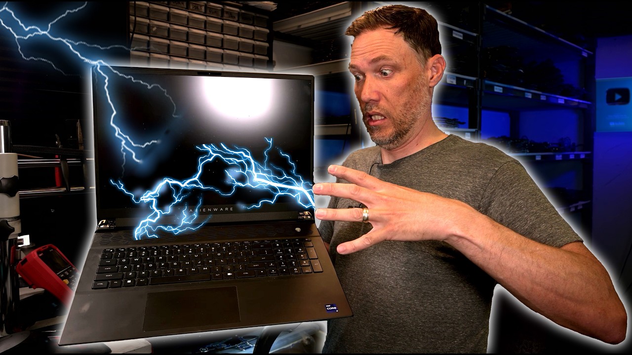 This Is What Happens When Lightning Strikes Your Laptop - YouTube