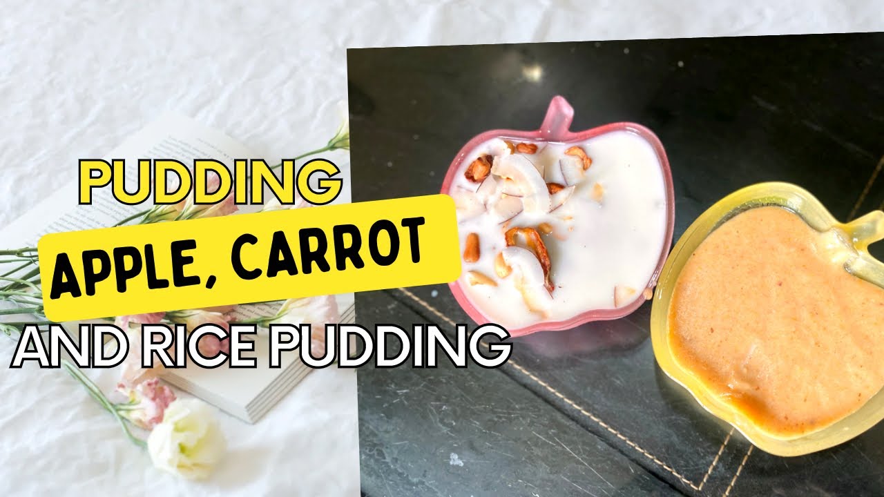 How to make delicious yummy apple carrot and rice pudding with cinnamon ...
