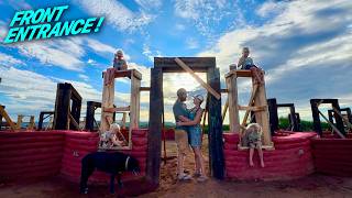 Entrance Way Windows! | Building Our OffGrid Paradise Ep70