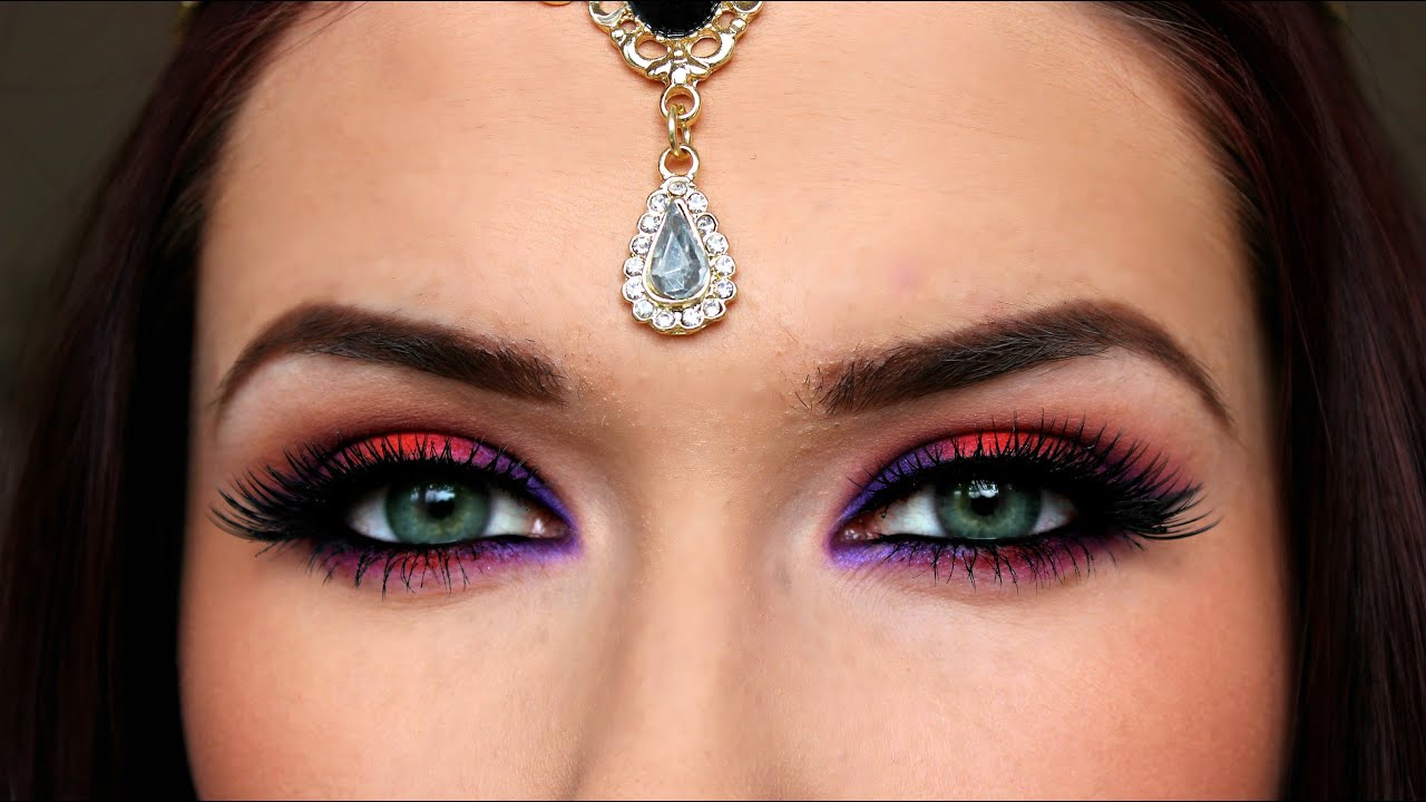 Sunset Eyes; 'Exotic Princess' MakeUp Tutorial ♥ YouTube