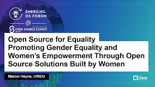 Open Source for Equality - Promoting Gender Equality and Women's Empowerment Through... Marcel Heyne