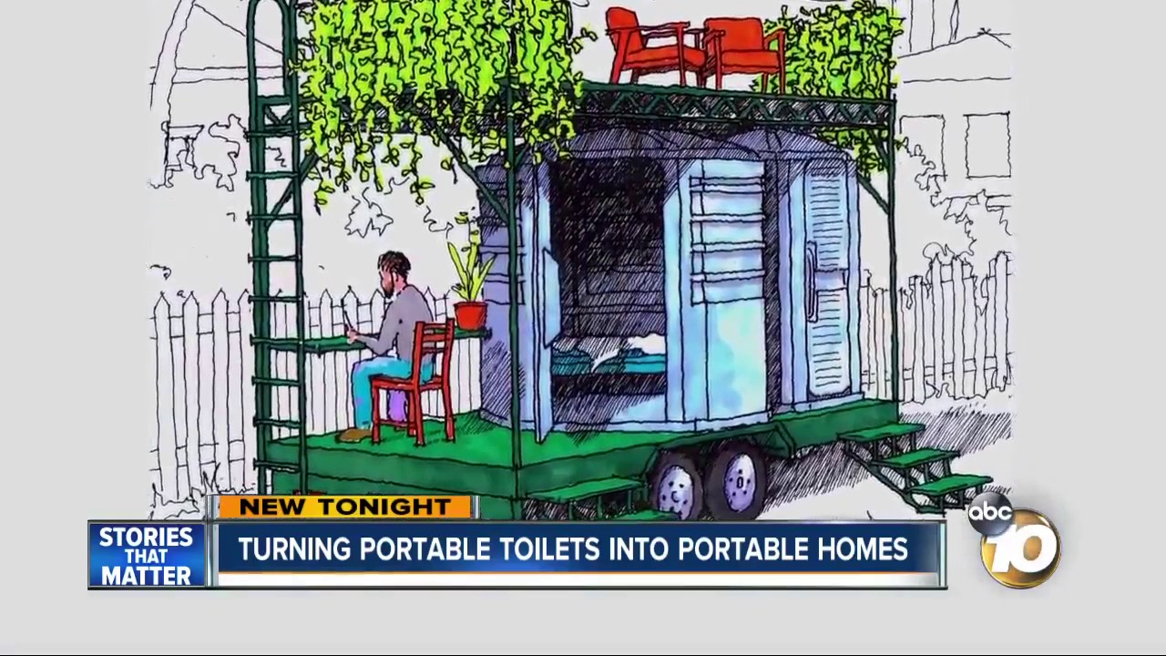 Turning portable toilets into portable homes