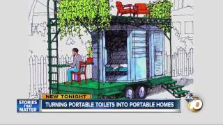 Famous Turning portable toilets into portable homes Wealth