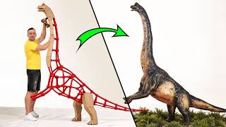 Giant BRACHIOSAURUS made from SCRATCH-Turned into a Night Lamp