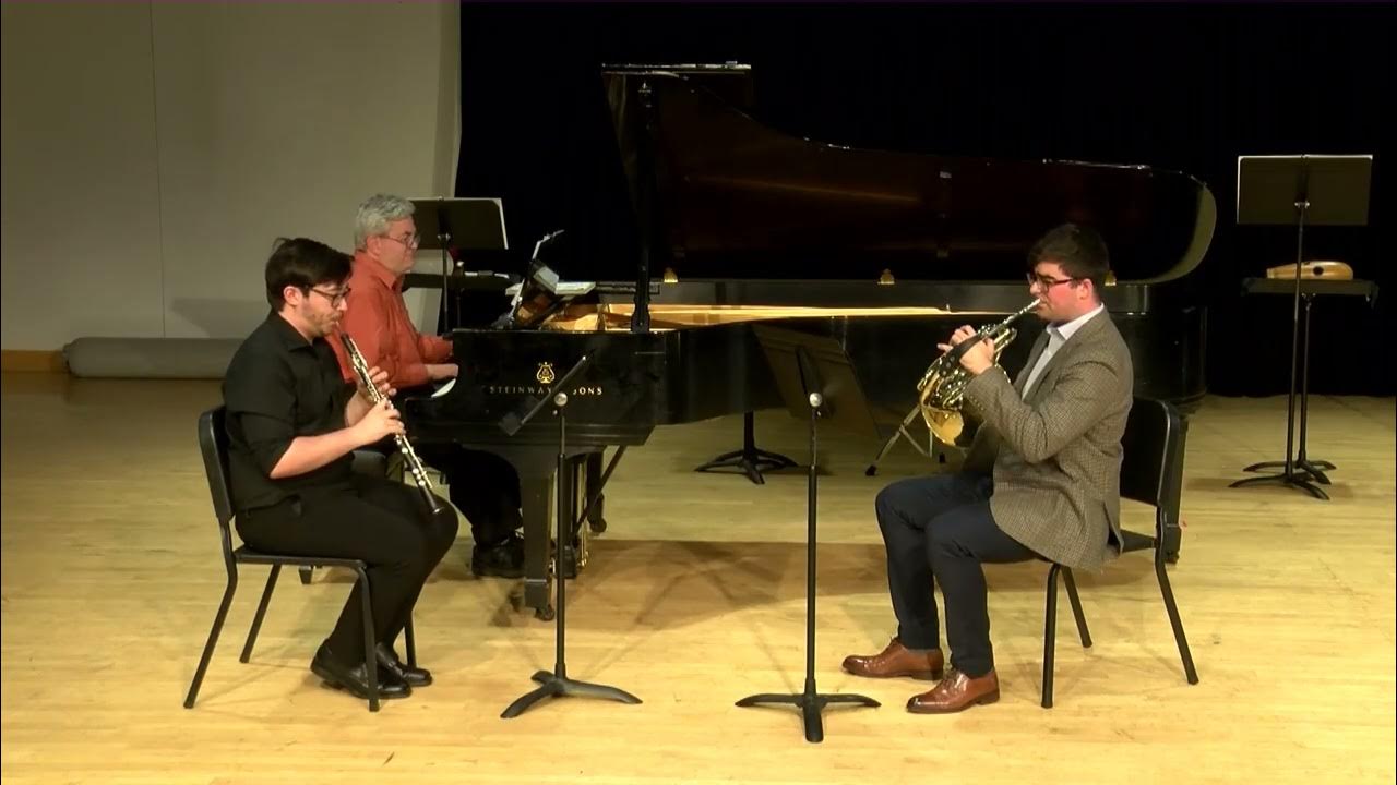 Reinecke Trio for Oboe, Horn and Piano mvt 3 YouTube