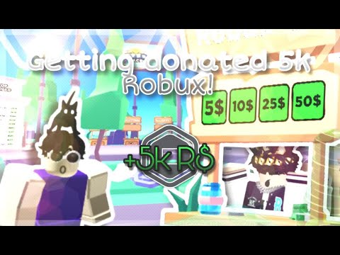 I GOT 5K ROBUX BY @dbpro313gaming6 😱💸 - YouTube