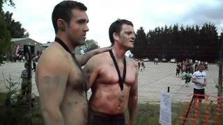 barry trainor jamie white and mark murray after spartan race