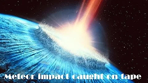 HD meteor impact caught on tape rare footage