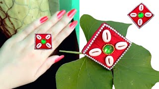 Garba Jewellery Design |Finger Ring Designs Handmade |Navratri/Garba Finger Ring