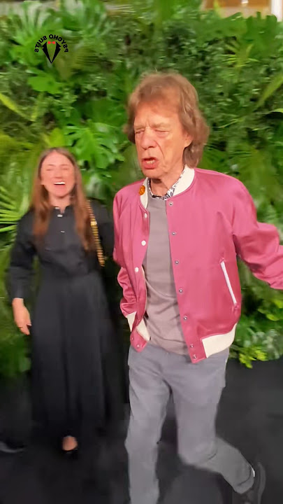 Mick Jagger With His Wife At Event #mickjagger