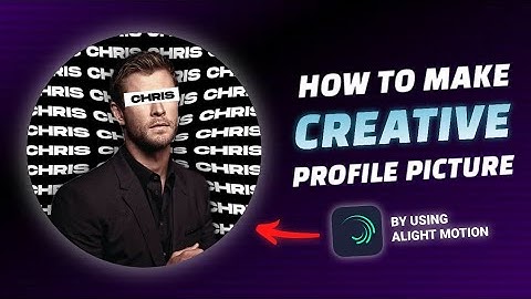 How to create creative profile picture [DP] in alight motion🔥 | alight motion tutorial