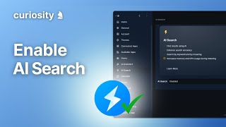 Curiosity | How to enable AI search