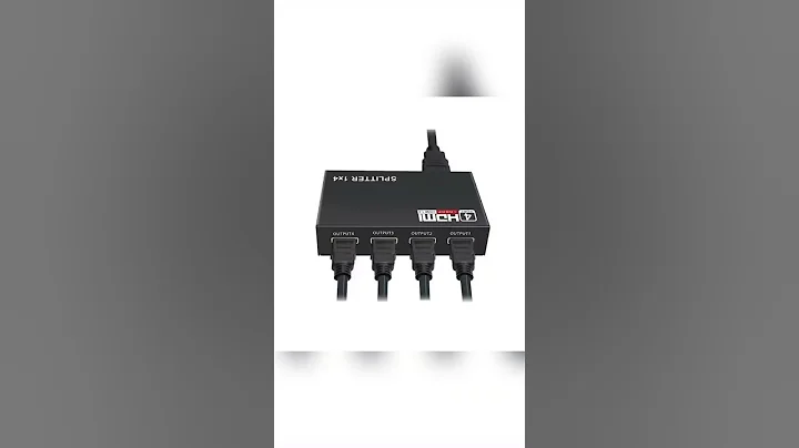 Amewire Factory Price Full HD 3D 1080P 1 To 4 HDMI Splitter 1x4 4 Port #cables #HDMI #HDTV #splitter