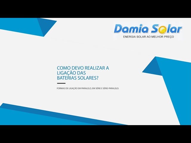 Baterías para placas solares - Damia Solar