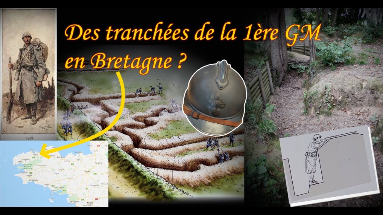 Des tranchées de la Première Guerre mondiale en Bretagne !?