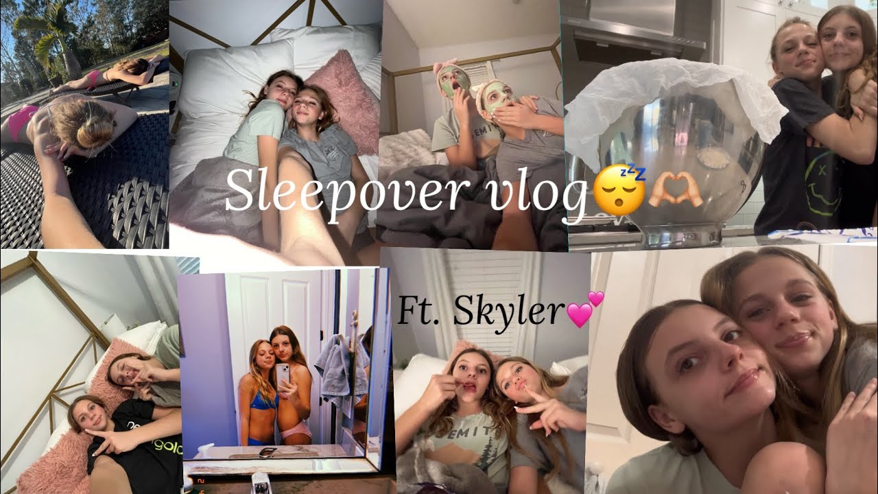 Sleepover vlog