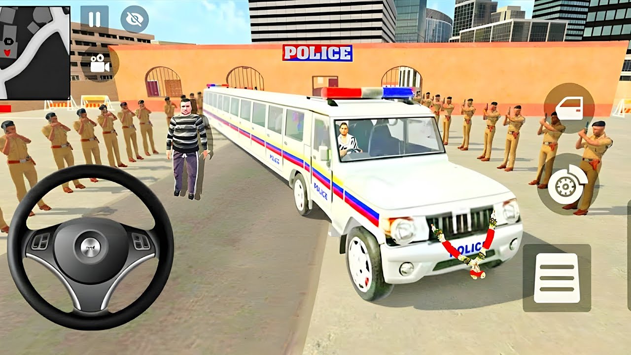 🤑Indian Thift Auto Simulator🤩Indian Showroom Purchase😯Modified Monster police car And Bike🥳Game
