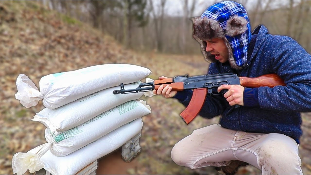 Can Sandbags Really Stop Bullets? Let’s Find Out! - YouTube