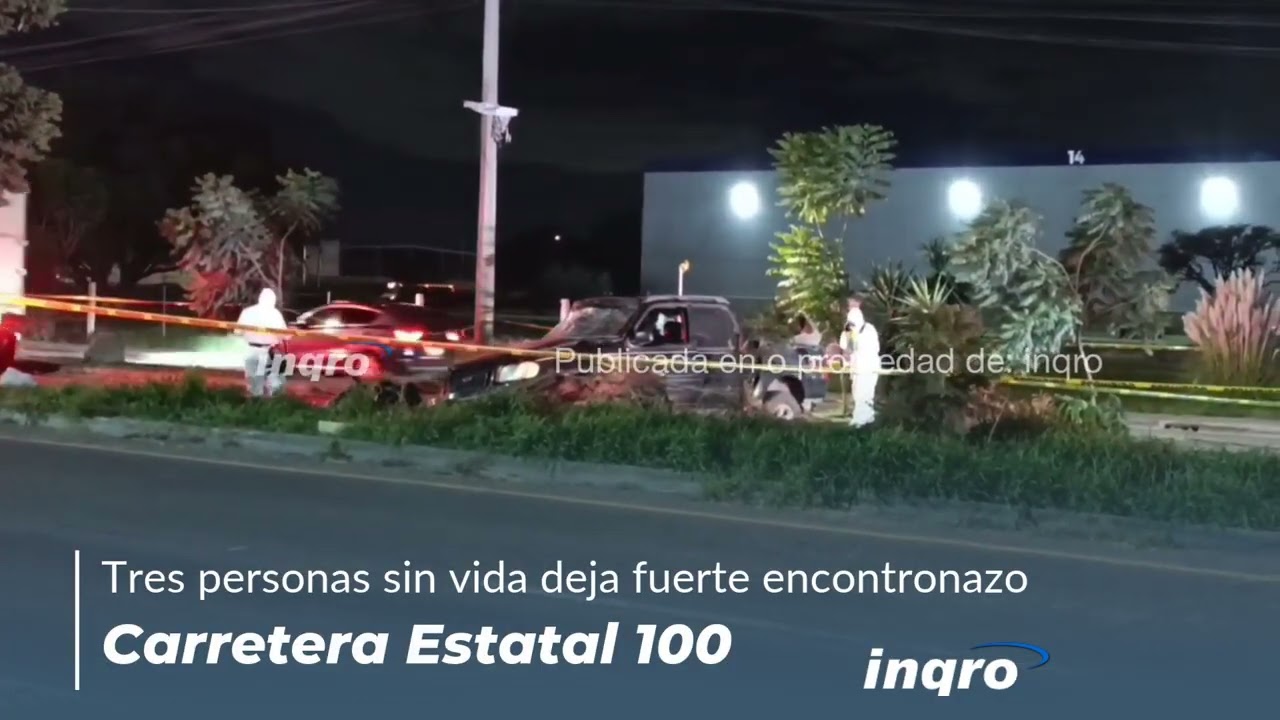 Fuerte encontronazo deja tres personas sin vida