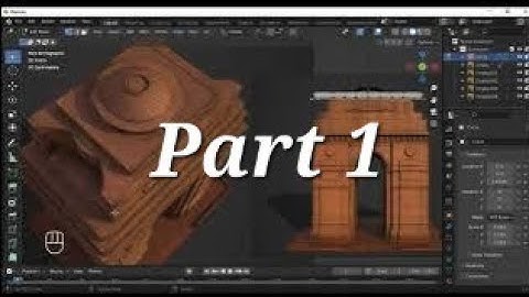 Part 1 INDIA GATE 3D Modelling #blender #3d #b3d #tutorial #blenderart #artwork #tutorial