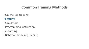 Training Methods