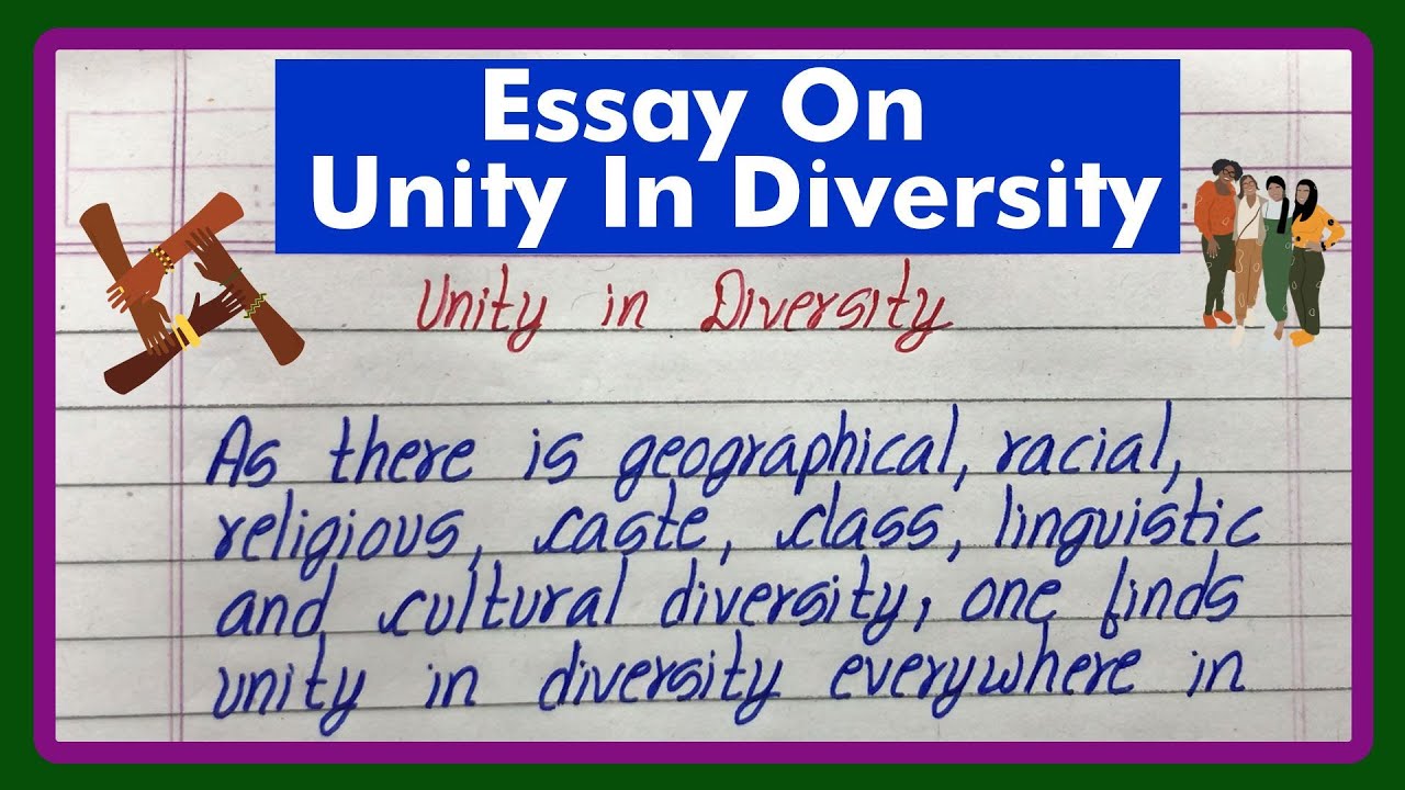 unity in diversity long essay