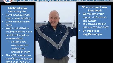 How to Properly Measure Snowfall