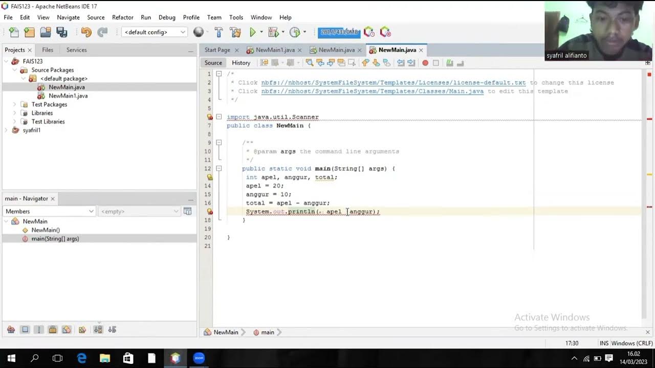 Operator relasional(Perbandingan)06-Tugas 2 - YouTube