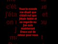 à mon anniversaire et pour rénié