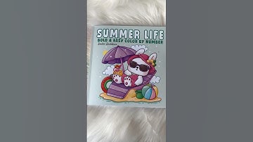 Summer Life Color By Number Coloring Book | Sachin Sachdeva | Flip through & Completed Pages