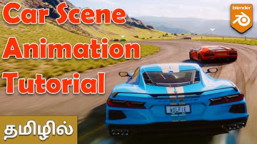 Blender 3D Car Animation Tutorial in Tamil | Blender Tutorial in Tamil | 3D Modeling in Tamil