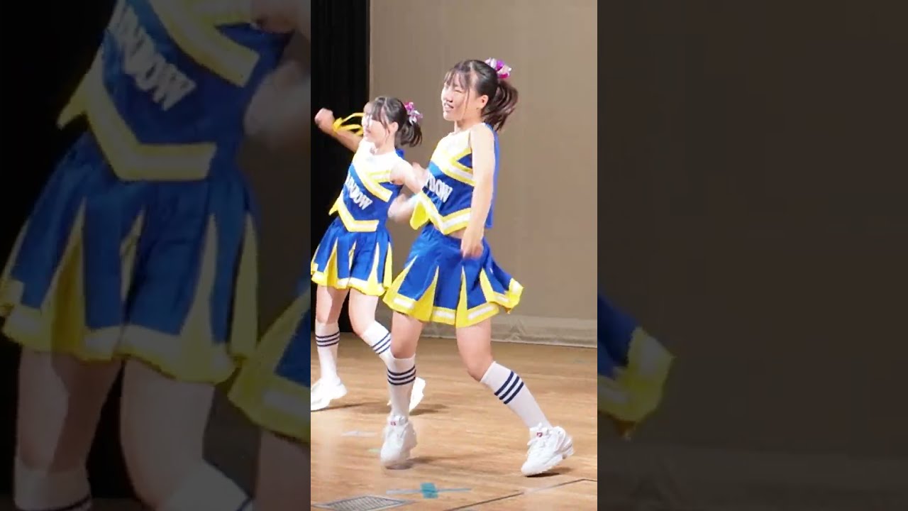 チアダンスRAINBOW鳥取の3人「三原色」「ムーンライト伝説