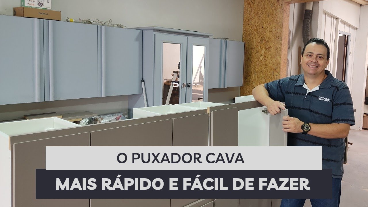 O puxador cava mais fácil e prático de fazer