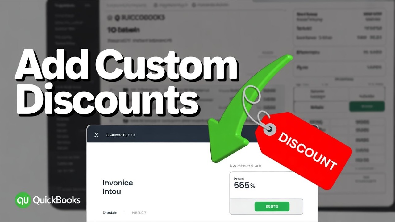 Record Customer Discounts in QuickBooks [Simplified] - YouTube