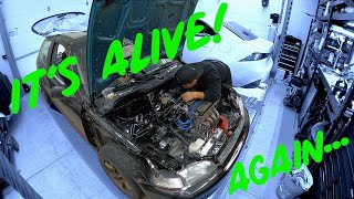 Rywire Engine Harness Install + First Startup!  Civic EG Track Car Build