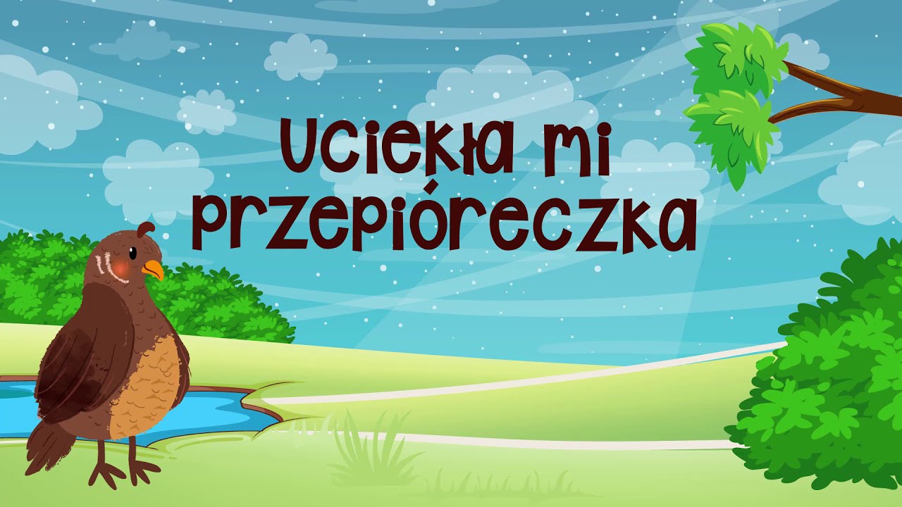 Uciekła mi przepióreczka - Lena Sobczyk - piosenki ludowe dla dzieci - podkład Jangok