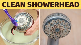 How to Clean A Shower Head Without White Vinegar – Best Way To Unclog Shower  Head - YouTube