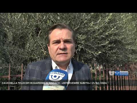 CAVO DELLA TELECOM IN GIARDINO, IL SINDACO : «INTERVENIRE SUBITO» | 21/02/2024