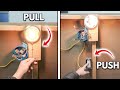 How To Change A Pull-Chain Light Switch To A Push Lever Switch! DIY Wiring Tutorial For Beginners!