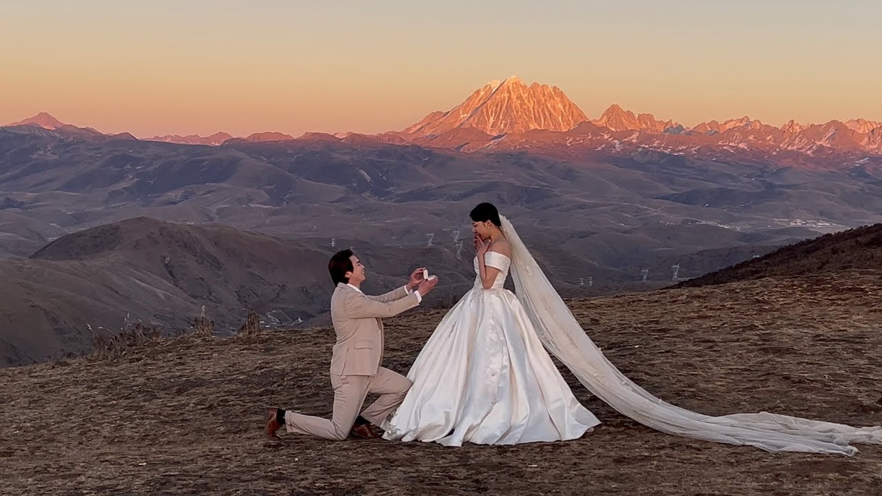 🇨🇳成都｜我們的日子 EP2 婚紗開拍囉👰快冷死的一天 藏式美食超好吃的