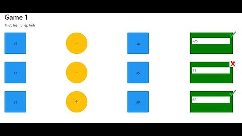 Web cơ bản: bài 4 Sử dụng Jquery cơ bản làm Game phần 1