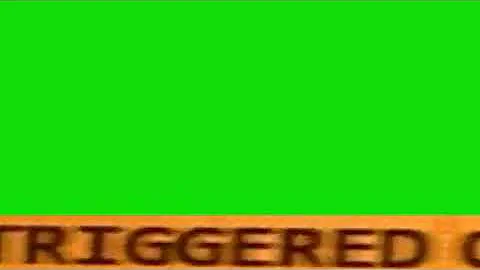 Triggered green screen