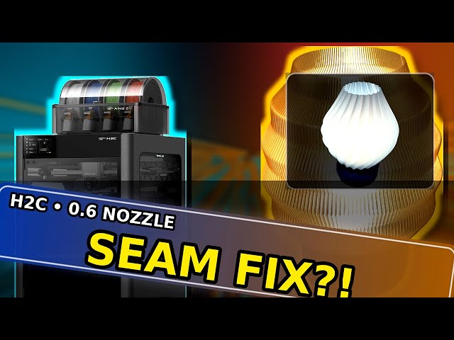 Bambu Lab H2C 0.6 Nozzle Prints: Leah Lamp Shades — Seam Fix