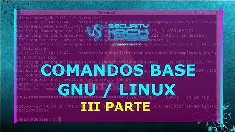 Curso de GNU/Linux SHL: Comandos básicos - Parte 3