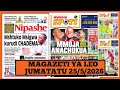 Magazeti ya leo Mei 25/2026 ijumatatu/magazeti ya michezo leo asubuhi/jumatatu/Simba vs yanga