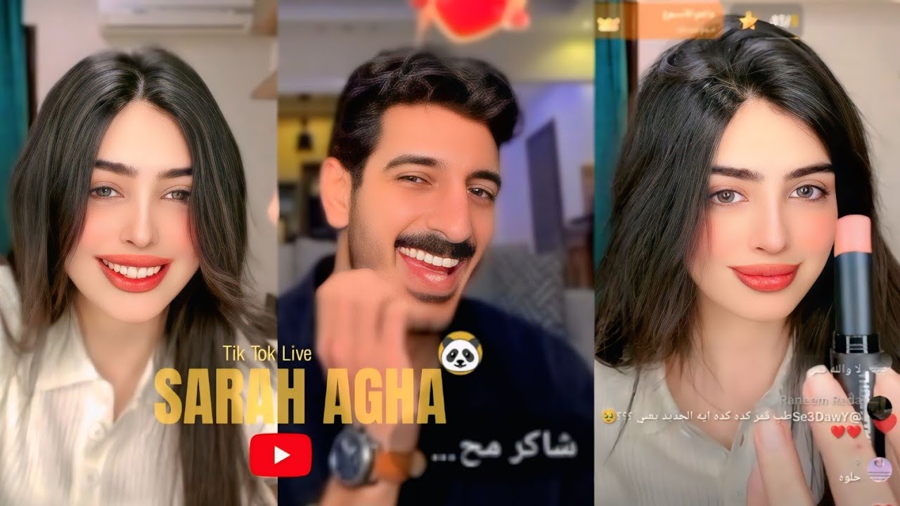 لايف سارة أغا 7/4/2025 تيك توك Sarah Agha Tik Tok Live