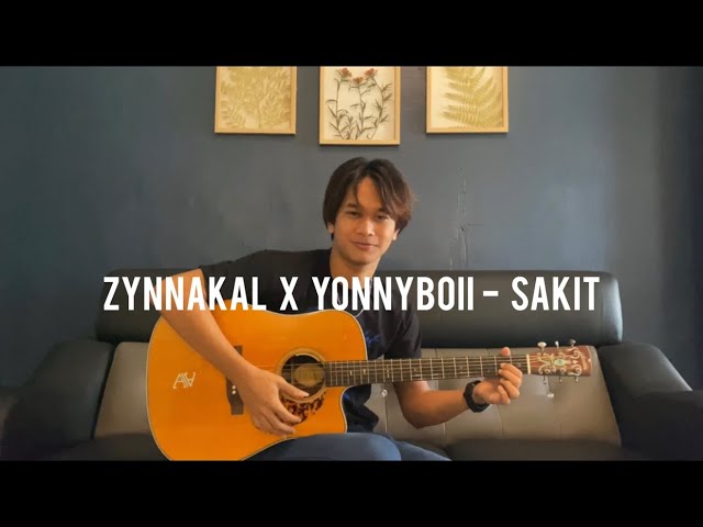 Zynakal x Yonnyboii - Sakit - Anwar Amzah (Fingerstyle cover) Lirik + Guitar class=